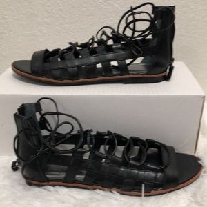 Franco Sarto the artist’s Collection leather upper Sandals